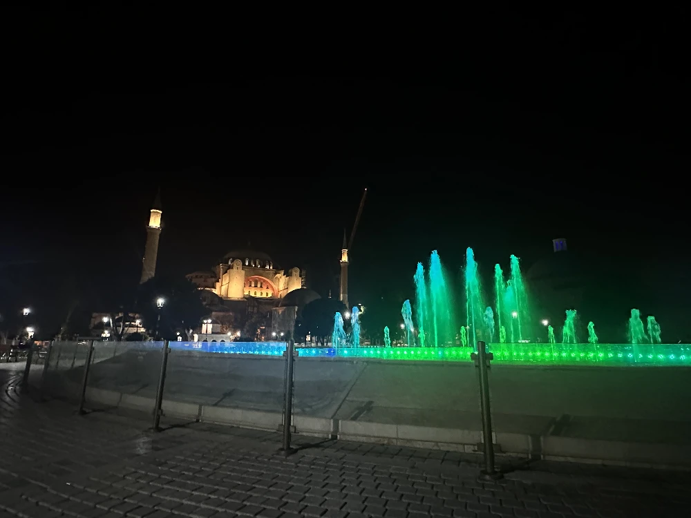 Hagia Sophia by Night