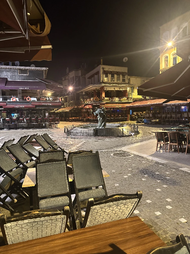 Kumkapı Sqaure after the crowds