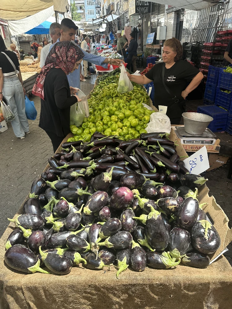 Street market - eggplant